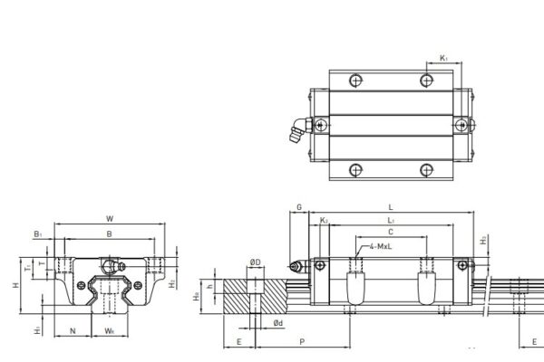 hiwin-HGW55HC-linear-guideway-block-new-4