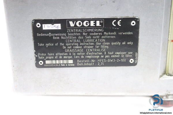vogel-MFE5-BW3-2-100-lubricator-gear-pump-unit-(Used)-3