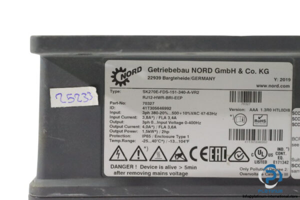 nord-SK270E-FDS-151-340-A-VR2-frequency-inverter(used)-4