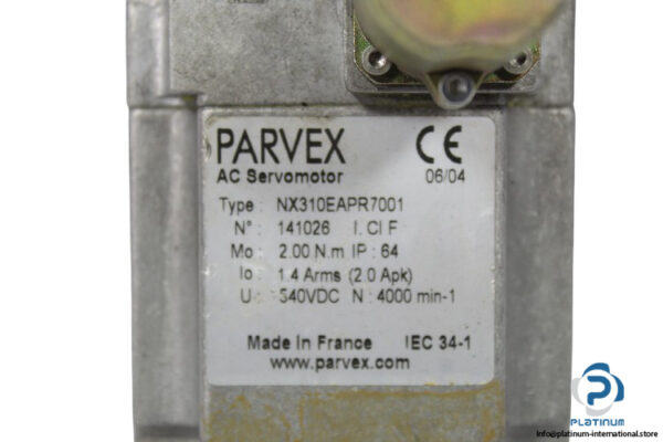parvex-NX310EAPR7001-ac-servomotor-used-3