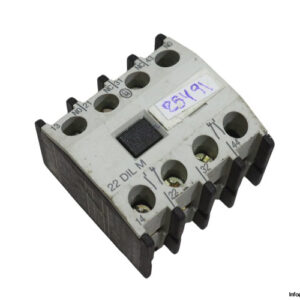 moeller-22-DIL-M-auxiliary-contact-module-(Used)