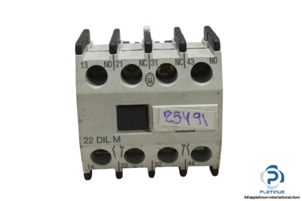 moeller-22-DIL-M-auxiliary-contact-module-(Used)-1
