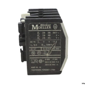 moeller-22-DIL-M-auxiliary-contact-module-(Used)-2