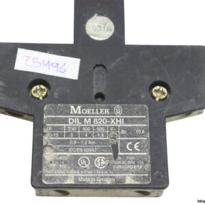 klockner-moeller-DILM820-XHI-side-mount-auxiliary-contact-block-(Used)-1