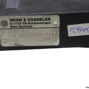 irion-vosseler-901280-03-85-electro-mechanical-impulse-counter-(Used)-2