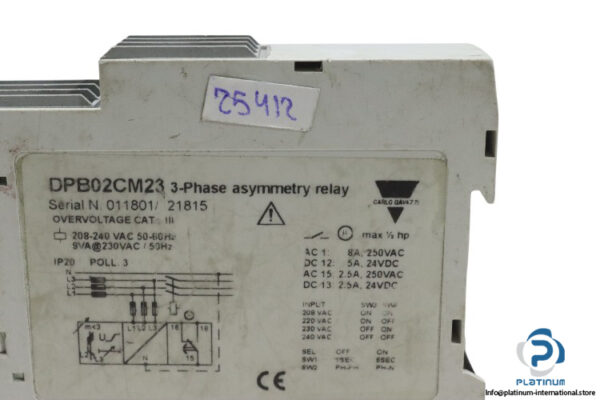 carlo-gavazzi-DPB02CM23-voltage-monitoring-relay-(Used)-3