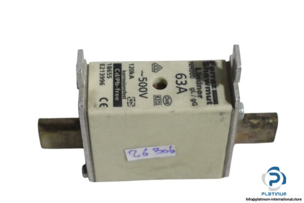 Ferraz-shawmut-NH000-GL-GG-fuse-link(used)-1