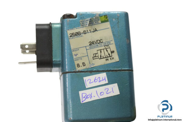 Mac-250B-611JA-pneumatic-valve-with-block(used)-2