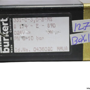 Burkert-331-C-30-B-MS-G14-E-890-direct-acting-armature-valve(used)-1