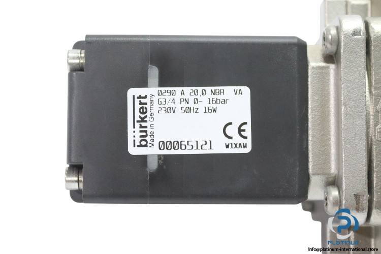 Burkert-0290-a-200-nbr-va-g3-4-pn-0-16bar-single-solenoid-valve(new)-2