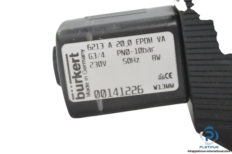 Burkert-6213A200EPDMVAG34PN0-10BAR-single-solenoid-valve(new)-3