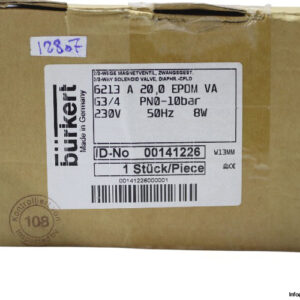 Burkert-6213A200EPDMVAG34PN0-10BAR-single-solenoid-valve(new)-4