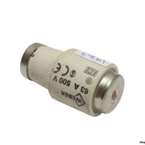 weber-63-A-500V-bottle-fuse-(used)