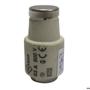 weber-63-A-500V-bottle-fuse-(used)-1