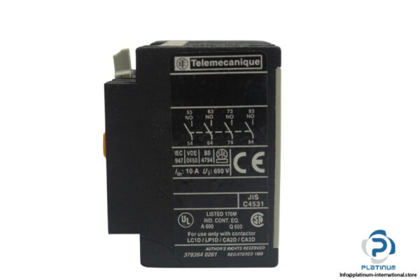 telemecanique-LA1DN40-auxiliary-contact-block-(new)-4