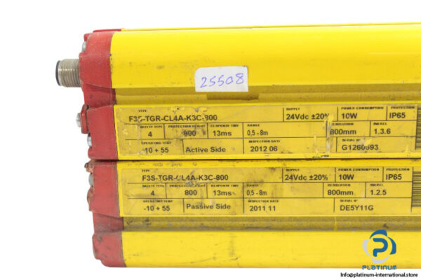 omron-F3S-TGR-CL4A-K3C-800-multi-beam-safety-sensor-(used)-4