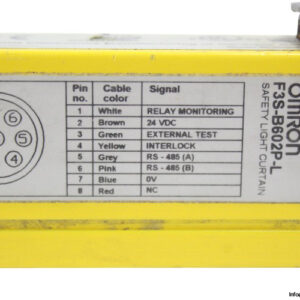 omron-F3S-B602P-L-safety-light-curtain-(used)-4