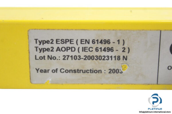 omron-F3S-B602P-L-safety-light-curtain-(used)-6