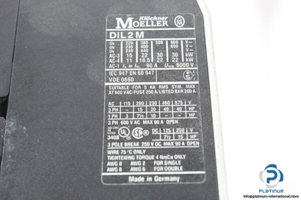 moeller-DIL2M-contactor-(new)-4