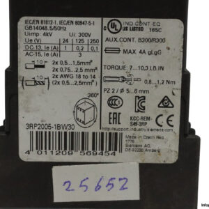 siemens-3RP2005-1BW30-timing-relay-(used)-3