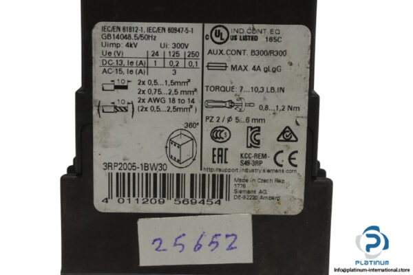 siemens-3RP2005-1BW30-timing-relay-(used)-3