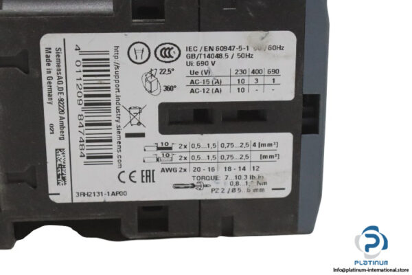 siemens-3RH2131-1AP00-contactor-relay-(used)-4