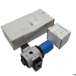festo-162583-pressure-regulator-with-gauge-(new)-(carton)