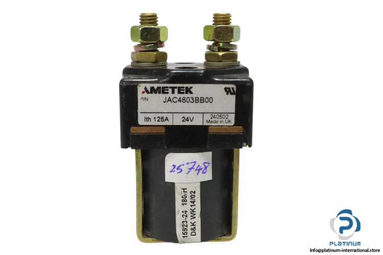 ametek-JAC4603BB00-dc-contactor-(Used)-2
