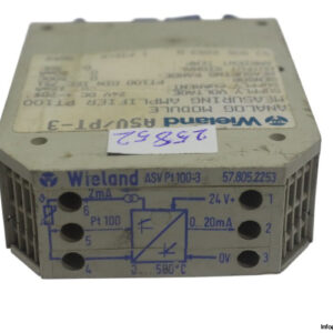 wieland-ASV-PT100-3-analog-measuring-amplifier-module-(Used)-1
