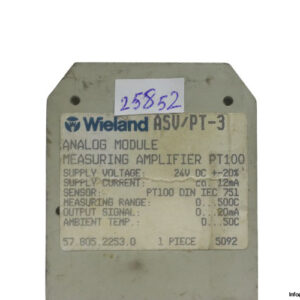 wieland-ASV-PT100-3-analog-measuring-amplifier-module-(Used)-2