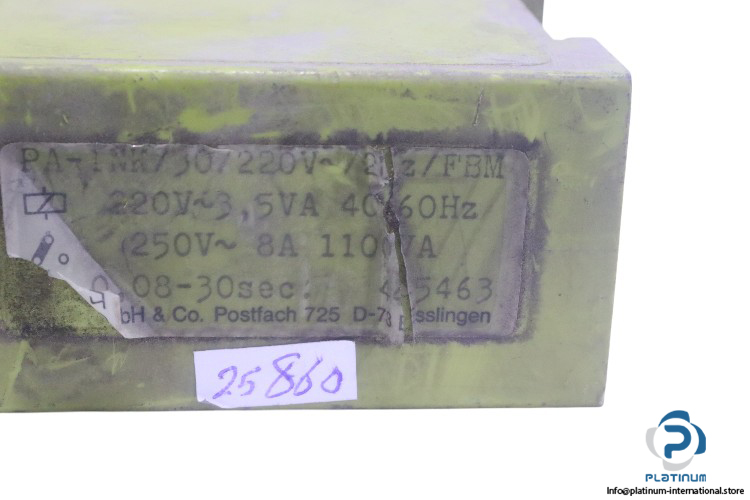 pilz-PA-1NK_30_220V_2UZ_FBM-time-delay-relay-(Used)-2