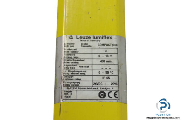 leuze-CPT4003T1-safety-light-curtain(used)-1