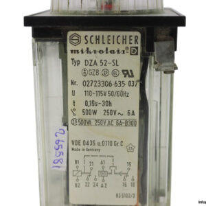 Schleicher-DZ52-SL-02723306.635-037-time-relay(used)-3