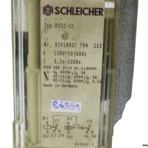 Schleicher-DZ52-SL-time-relay(used)-3