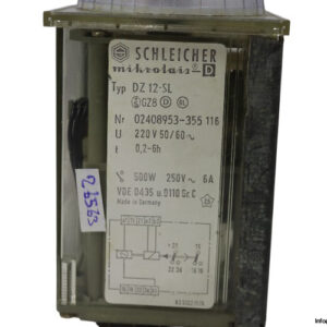Schleicher-DZ12-SL-time-relay(used)-3