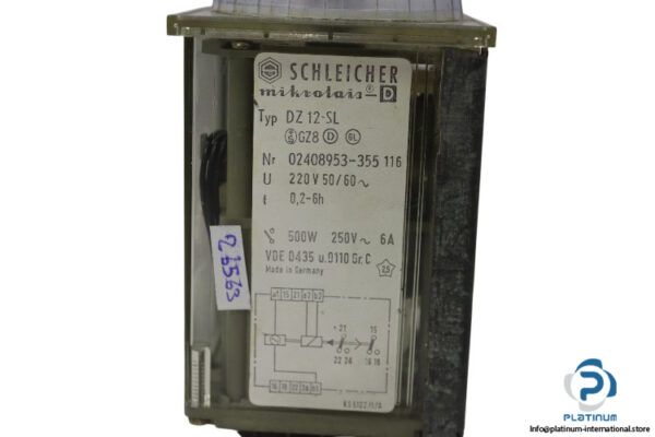 Schleicher-DZ12-SL-time-relay(used)-3