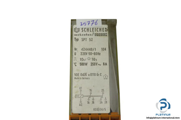 schleicher-SPT-52-time-relay-(used)-2