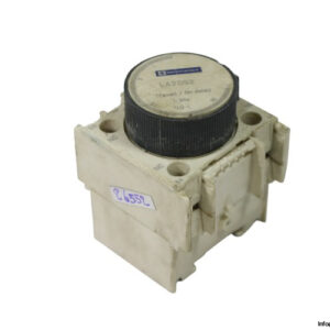 telemecanique-LA2-DS2-time-delay-auxiliary-contact-block-(used)