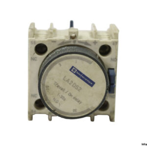telemecanique-LA2-DS2-time-delay-auxiliary-contact-block-(used)-1