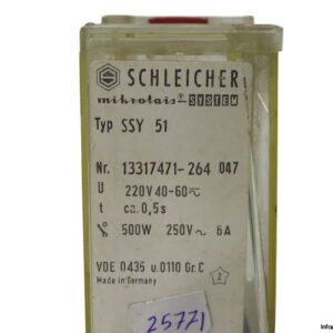 schleicher-SSY51-time-relay-(used)-2