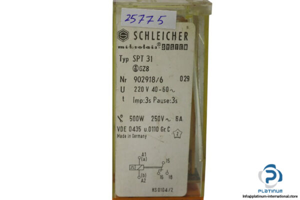 schleicher-SPT-31-time-relay-(used)-2