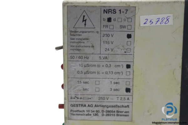 gestra-NRS-1-7-low-level-limiter-(used)-2