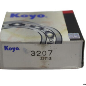 koyo-3207-double-row-angular-contact-ball-bearing-new-carton-1