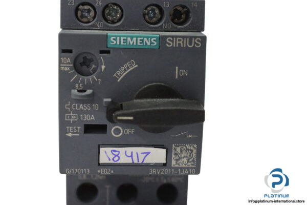 siemens-3RV2011-1JA10-circuit-breaker(used)-4
