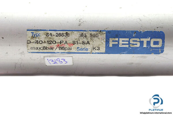 festo-d-40-120-pa-s1-sa-pneumatic-cylinder(used)-2