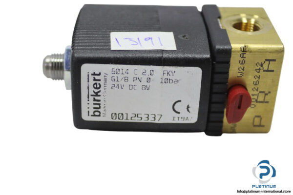 Burkert-6014C20FKMG18PN0-10BAR-single-solenoid-valve(new)-1