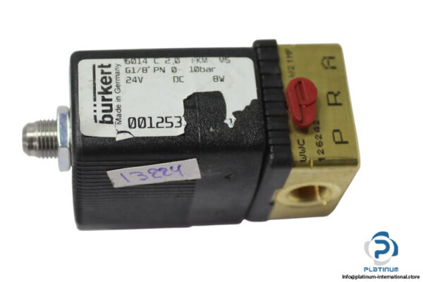 Burkert-6014-c-20-fkm-ms-g18-pn0.10bar-single-solenoid-valve(used)-1