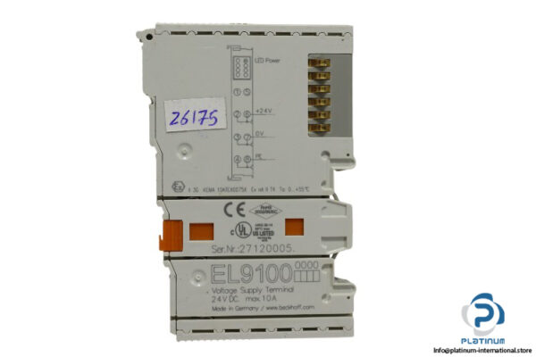 beckhoff-EL9100-potential-supply-terminal-(used)-2