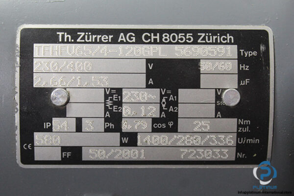 th.zurrer-TFHFV65_4-120GPL-gearmotor-used-1