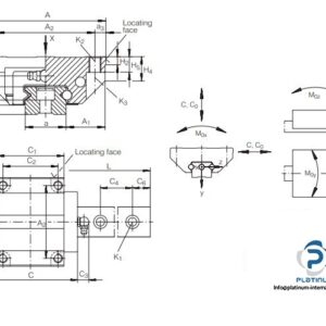 ina-KWE35-V1-recirculating-ball-bearing-carriage-new-3